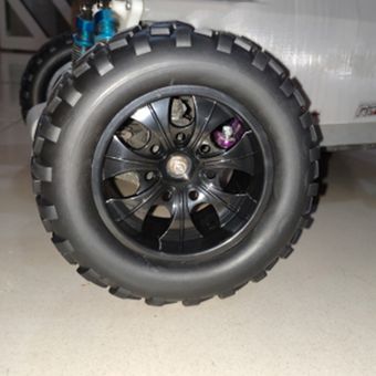 QUANBU 2020 4 neumáticos para ruedas de camión D128mm Neumático de gom 