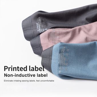 Calzoncillos bóxer de algodón para hombre  ropa interior  de seda.. 