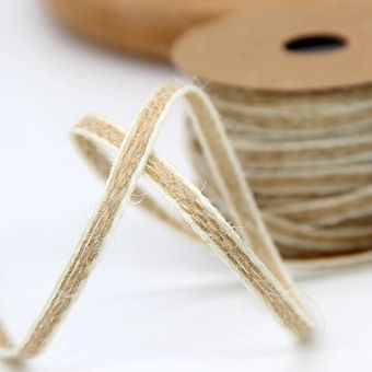 Rollos de arpillera para Yute Natural cinta de encaje Vintage rústi 