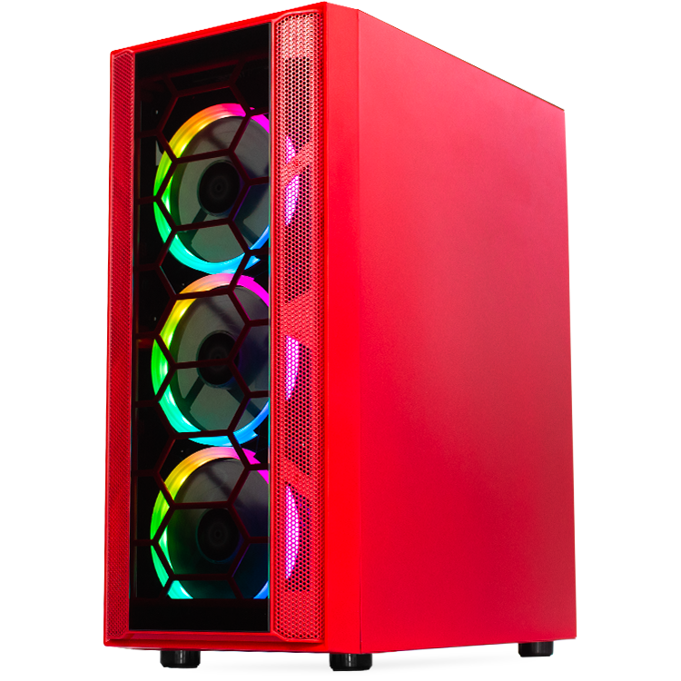 Xtreme PC Computadora Intel Core I3 10100 8GB 1TB WIFI Red