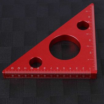 Regla cuadrada 5in  13cm Herramienta de medición de carpintero de ale 