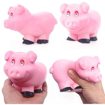 Simulación Cute Pink Pig Super Slow Rising Perfumado Relieve Stress To 