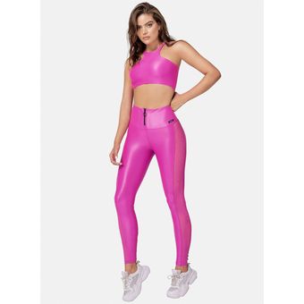 Leggins de discount cuero con cierre