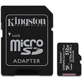 Memoria Kingston MicroSDXC UHS-I U1 de 512 GB, Clase