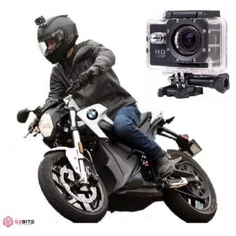 Camara Para Moto 4k Wifi Incluye Control Acuatica