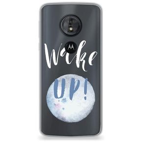 Funda para Moto G6 Play - Wake Up, Smooth Case