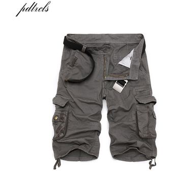 pantalones cortos de carga ajustados de algodón para hombre #earthy yellow pantalones cortos informales de verano para hombre 10 colores 