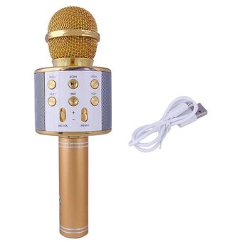 KTV Wireless Karaoke Handheld Microphone USB Player Mic Speaker Portable Christmas Birthday Home Party 