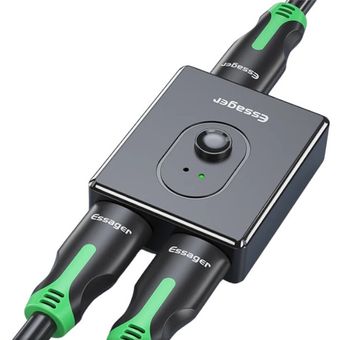 Multiplicador HDMI de 2 Puertos Splitter 4k 30Hz 2x1