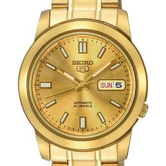 seiko dorado hombre