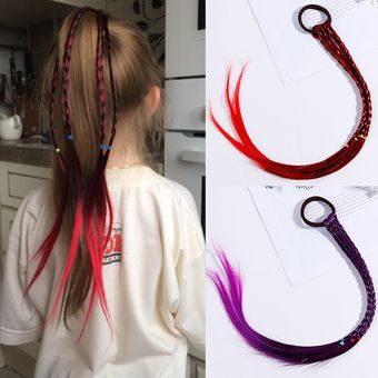 accesorios para el cabello para niña cintas para el pelo cinta para la cabeza Diademas de goma con coleta de colores para niña 