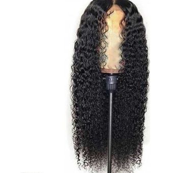 Rizada peluca del pelo humano de África Centro-raya peluca de pelo rizado natural de las mujeres de onda a Curl de pelo | Linio Colombia GE063HB16EWF4LCO
