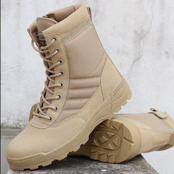 Invierno Impermeable Botas Militares Hombres Zapatos De Trabajo Seguridad Combat 