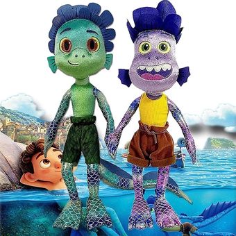 Peluche monstruo marino Luca Alberto de la película de Disney Pixar 