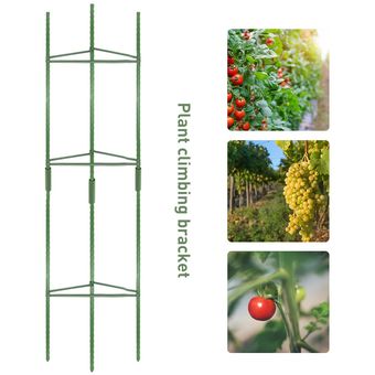 Estacas de soporte para plantas de jardín montadas práctica jaula d 