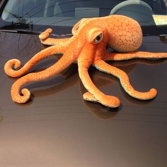 PC 1 Simulación pulpo Octopus muñeca de la felpa del lecho marino Almohada Animal calamar muñeca creativa pulpo regalo 