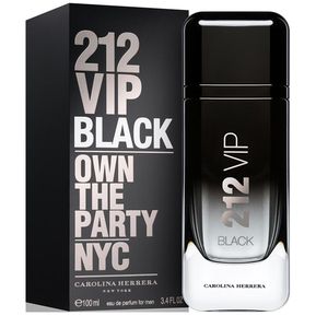 Perfume 212 Vip Black De Carolina Herrera Para Hombre 100 ml