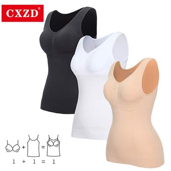 Camiseta sin mangas con sujetador grande para mujer ropa interior r 