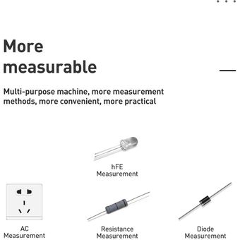 Instrumento eléctrico Función A830L multi universal de medición domiciliaria 