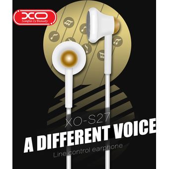 Xo S27 3.5 Mm Auriculares Cable Música Stereo Bajo Tapones 