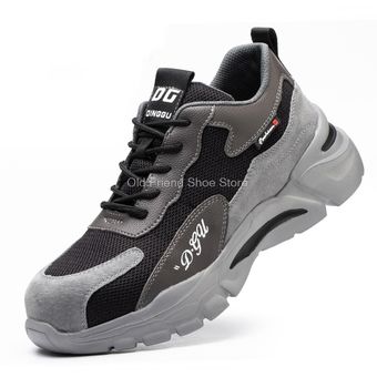 antiperforación zapatos de seguridad para construcción Zapatillas de trabajo ligeras para hombre botas cómodas 