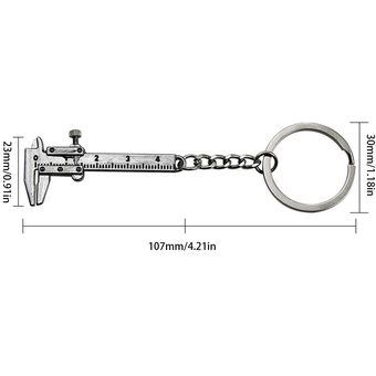 Modelo de simulación de metal Regla de deslizamiento de la regla Vernier  Caqueta de clavos llavero aleatorio | Linio Perú - GE582FA1725NZLPE