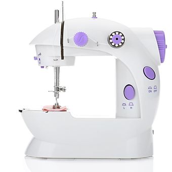 Mini máquina de coser de mano de dos velocidades rosca doble con luz Multi-función eléctrica re XYX 