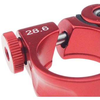 Componente de clip de tijas de sillín de bicicleta de montaña rojo 
