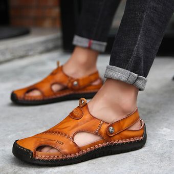 amarillo sandalias de viaje Sandalias de un pedal para hombre de gran tamaño zapatos cómodos para vadear al aire libre 