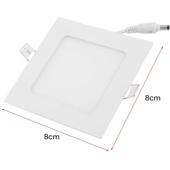 Techo panel cuadrado 5 x 6W de aluminio de luz LED Downlight de la luz Luz de pared blanco 