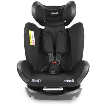 Silla De Auto Para Bebe Grow Black Grupo 0-1-2-3 BEBESIT