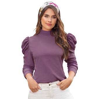 Buzo discount morado mujer