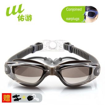 Gafas ópticas de natación para hombre y mujer impermeables profesionales lentes para miopía para piscina gafas de buceo graduadas para adultos 