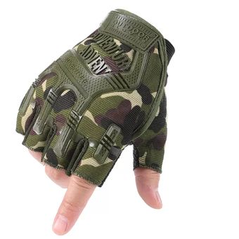  Guantes militares para montar al aire libre, guantes de medio  dedo, deportes militares, guantes de fitness para bicicleta, guantes de  medio dedo L : Deportes y Actividades al Aire Libre