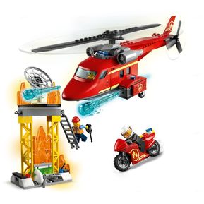Lego City 60281 Helicóptero De Rescate De Bomberos