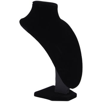 ​​15 Joyería collar colgante maniquí negro Holder soporte de exhibición Decorar 22 