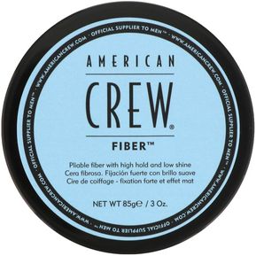 Cera Fiber Fibra Fijación Fuerte y Acabado Mate American Crew Men 85gr