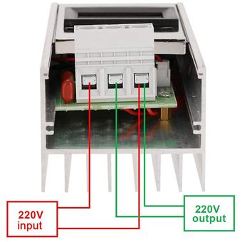 Regulador de voltaje 220V 10000W Regulador de voltaje de tiristor de a 