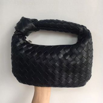 40x3x25cm Bolso de hombro tejido hecho a mano para mujer,informal 