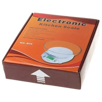 Bascula Balanza Peso De Cocina Digital Electronica 7kg Para Pesar