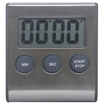 GENERICO Temporizador De Cocina Digital Reloj Cronometro Blanco