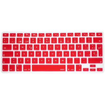 Protector Teclado Macbook Pro-Rojo - Factorytech