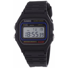 Reloj Casio Unisex W-59-1v Tienda Oficial Casio- Negro