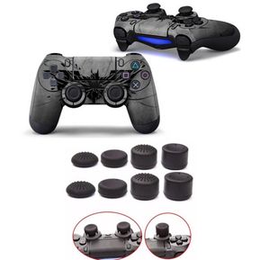 PS4 Skin Estampa Control Para Playstation 4 (Batman + Grips Pro)