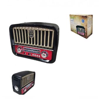 GENERICO Radio Vintage Retro USB Portatil FM BT Mini Café