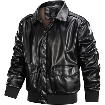 chaqueta de Piloto Militar MA-1 chaquetas de cuero para motocicleta 