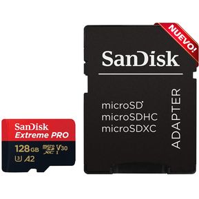Memoria Micro SD 128GB SANDISK Extreme 4K SDSQXCD-128G-GN6MA