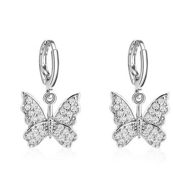 Cristal Mujer, Cristal Nuevo Diseño Elegante Mariposa 