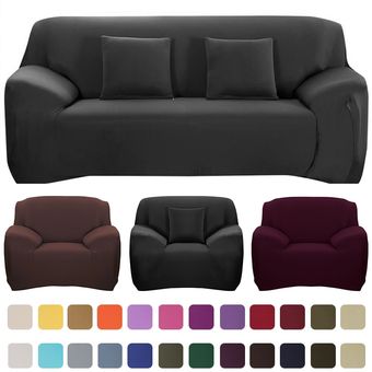 21 colores para la elección de Color sólido para sofá cubierta de asiento sofá cubre cubierta de sofá muebles factorial toalla fundas #Navy 