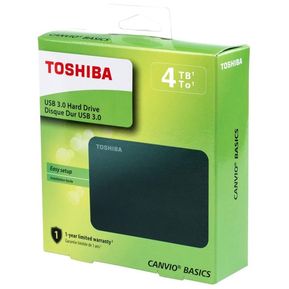 Disco Duro Externo Toshiba Canvio Basics 4tb - Negro